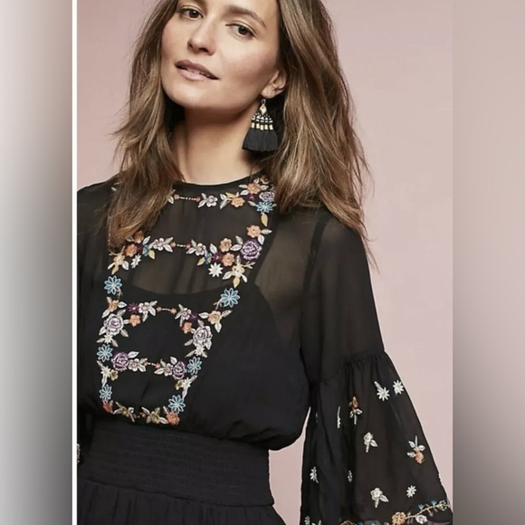 Anthropologie Dresses & Skirts - Anthro Maeve Dresses Anfisa Embroidered Tunic Dress